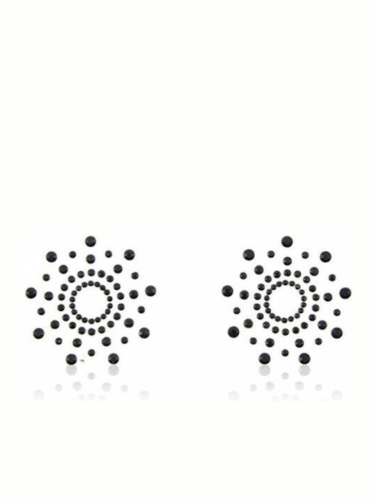 Fetish Addict Snowflake Nipple Covers Black