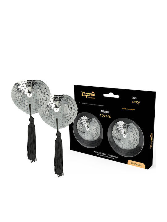 Coquette Chic Desire Nipple Covers Silver
