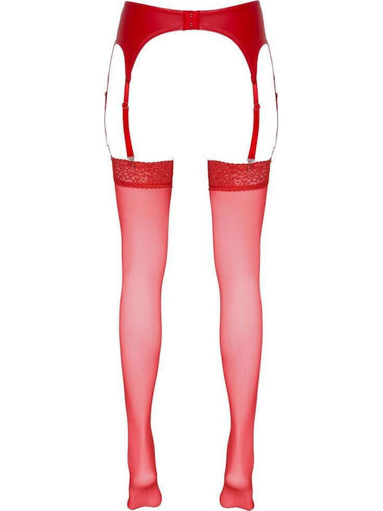 Cottelli Collection Sexy Κάλτσες Red