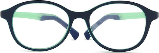 Nanovista Sprite Children's Plastic Eyeglass Frame Blue