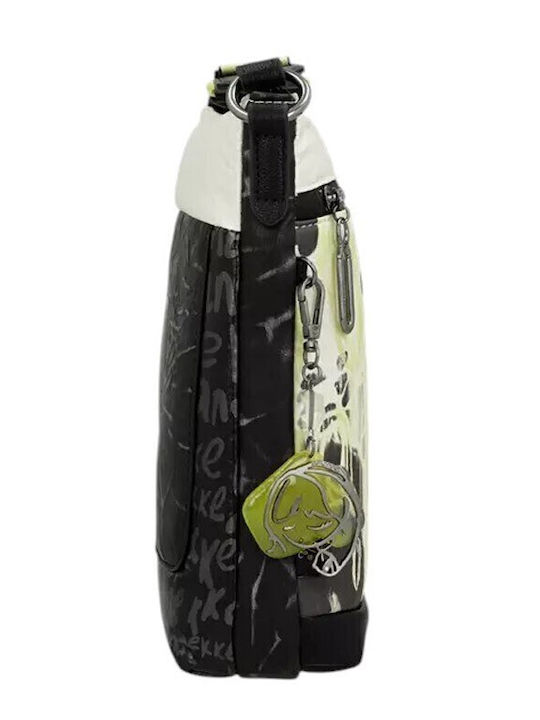 Nature Women's Messenger Bag Black / White