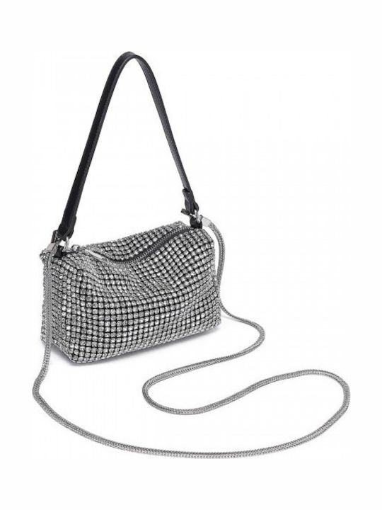 Damentasche Handtasche Silber