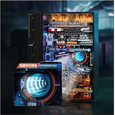 Rokr Παιχνίδι Κατασκευών Ξύλινo Robotime Series The Last City Led Edition για Παιδιά 8+ Ετών