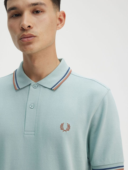 Polo Kurzarmbluse Pink