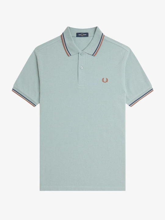 Polo Kurzarmbluse Pink
