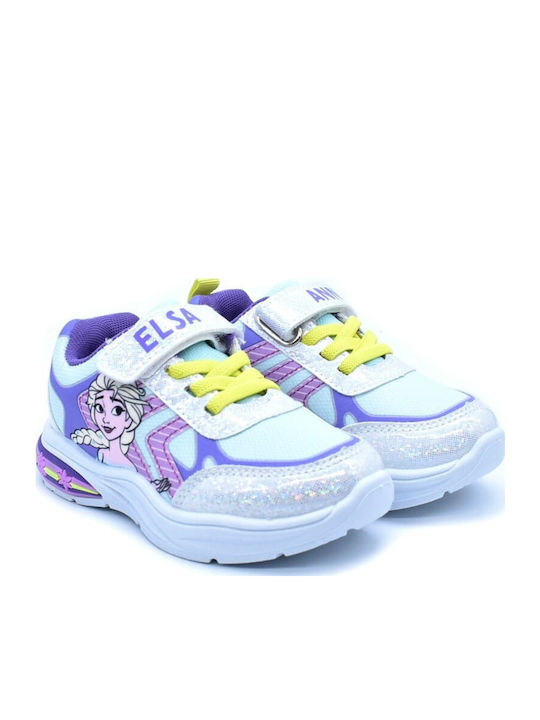 Kinder Sneakers Anatomisch mit Lichtern Weiß