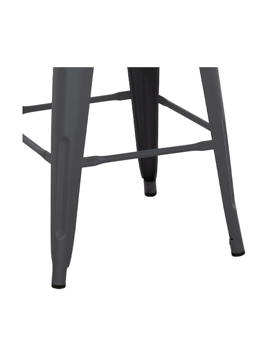 Табуретка Бар За външна употреба MELITA-PRO Сив 1бр 43x43x67см
