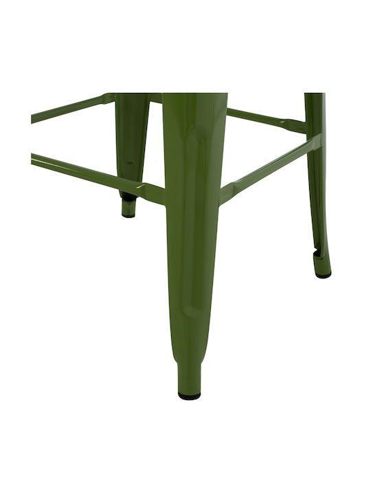 Stool for Bar Outdoor Light Light Olive Green 43x43x78cm
