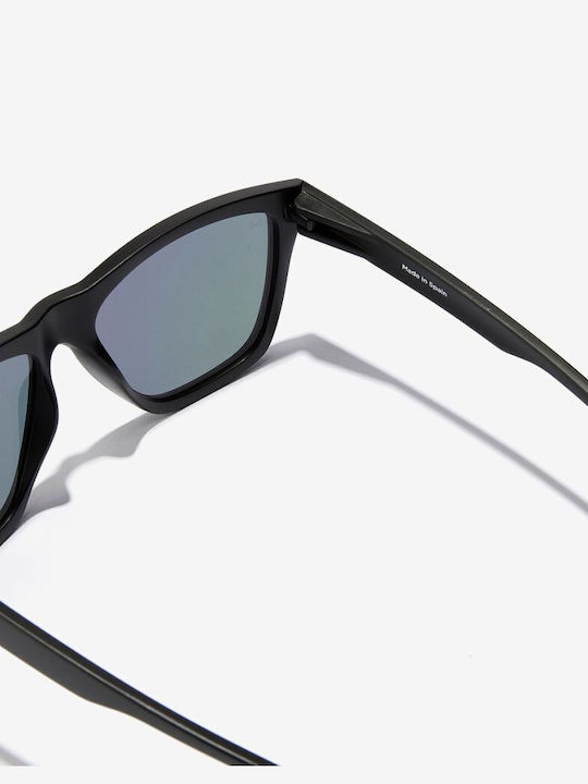 Hawkers Ls Raw Unisex Γυαλιά Ηλίου με Μαύρο Κοκκάλινο Σκελετό και Μωβ Polarized Καθρέφτη Φακό