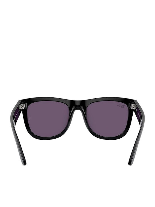 Ray Ban Wayfarer Reverse Unisex Γυαλιά Ηλίου με Μαύρο Κοκκάλινο Σκελετό και Μαύρο Φακό RBR0502S 66771A