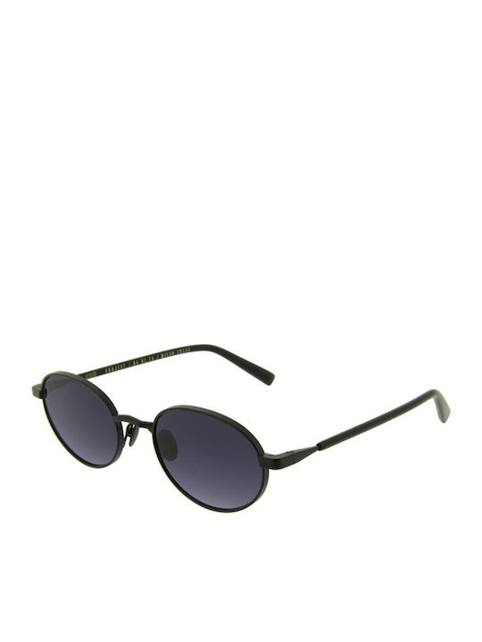 Gast Unisex Sunglasses with Black Metal Frame and Black Gradient Lens JD01