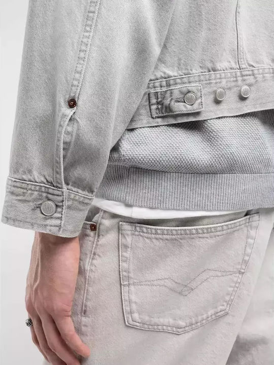 9zero1 Geci Barbati Denim Gri