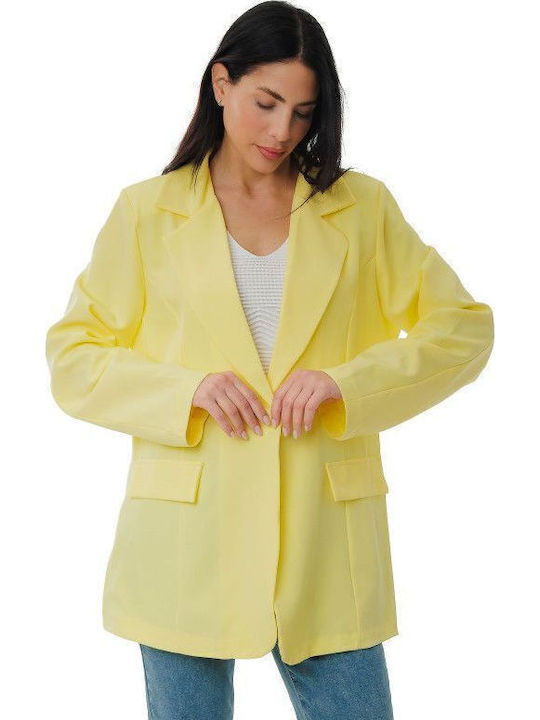 Silia D Women's Blazer Yellow