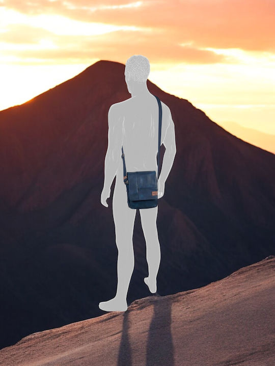 Laos Geantă pentru bărbați De umăr / tip crossbody Albastră