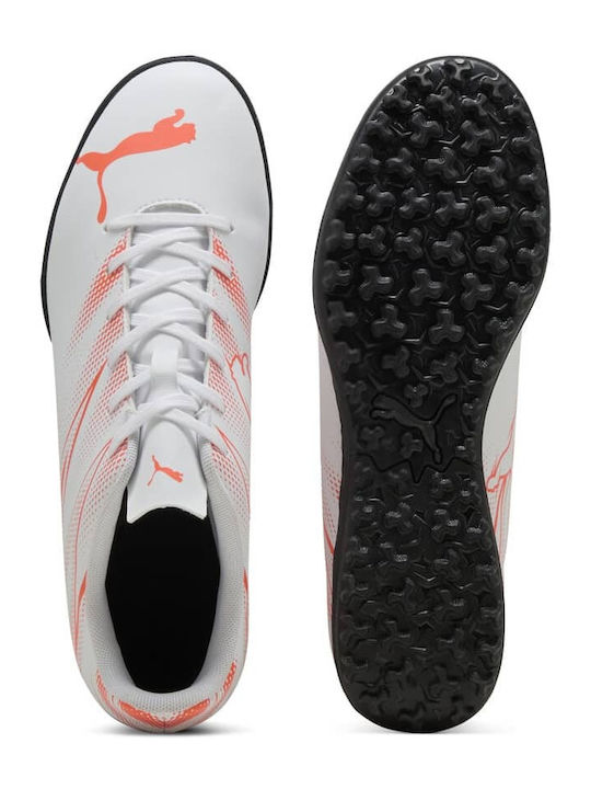 PUMA Attacanto Ποδοσφαιρικά Παπούτσια με Σχάρα Λευκά PUMA Attacanto Ποδοσφαιρικά Παπούτσια με Σχάρα Λευκά