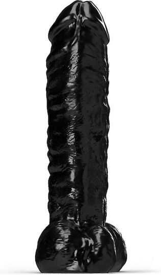 All Black Анално дилдо XXLarge Черен 35см