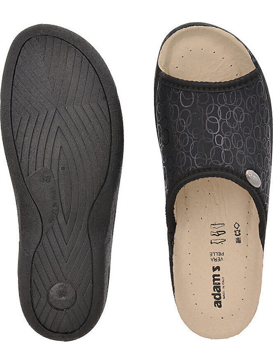 Flache Sandalen für Damen Anatomisch in Schwarz Farbe