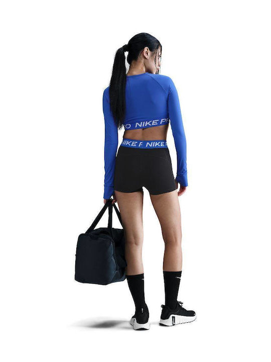 Nike Dri-Fit Training Κολάν-Σορτς Black / Hyper Royal
