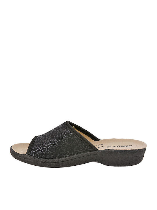 Flache Sandalen für Damen Anatomisch in Schwarz Farbe