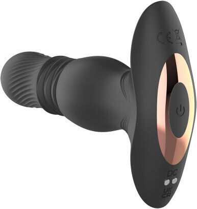 ToyBox Anal Plug with Wireless Functionality and Vibration Black