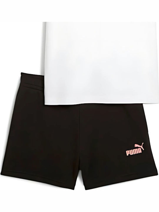 Kids' Set with Shorts Summer 2pcs White