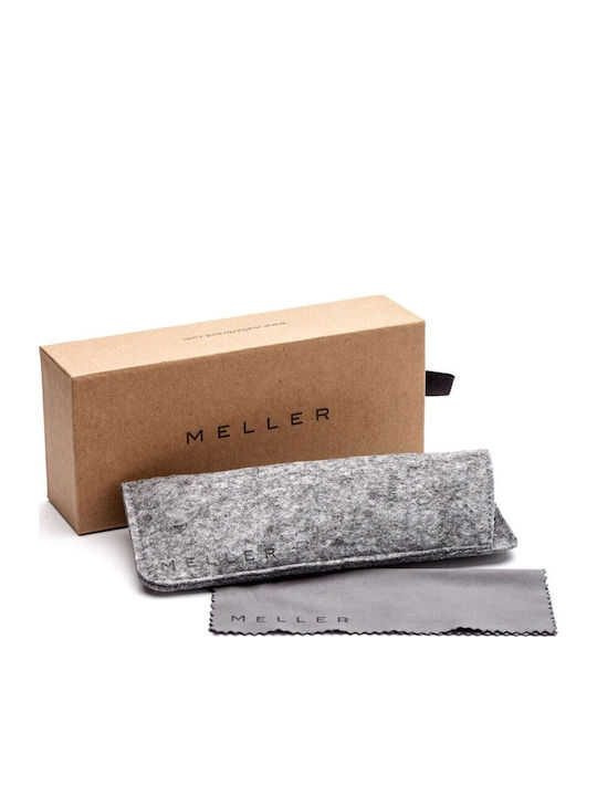 Meller Banna Unisex Sunglasses with Black Plastic Frame and Black Lens BA-TUTBLUE