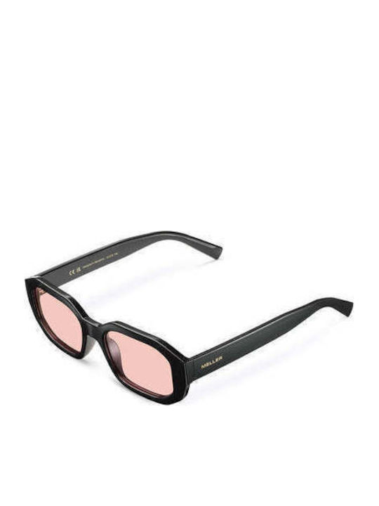 Meller Kessie Unisex Sunglasses with Black Plastic Frame and Black Lens KES-TUTPEACH