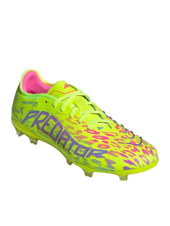 adidas Predator Pro Football Shoes with Cleats Green
