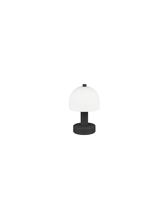 Trio Lighting Decorative Lamp Mushroom with Socket for Bulb E14 Black