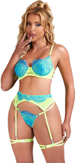 Subblime Sexy Dessous-Set Grün D-242652
