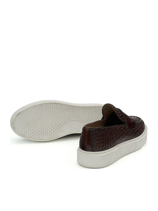 Men's Leather Loafers Brown