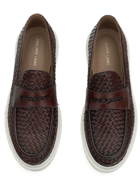 Men's Leather Loafers Brown