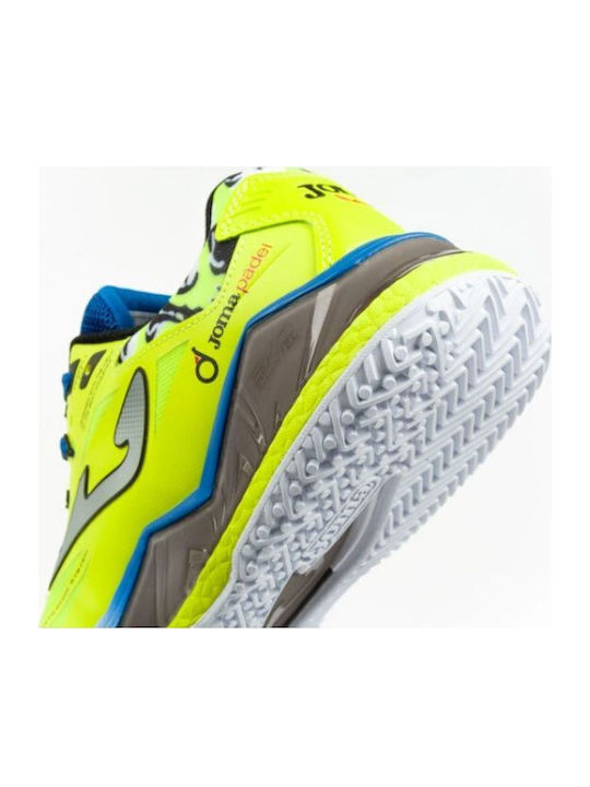 Joma Spin Ανδρικά Παπούτσια Padel για Χωμάτινα Γήπεδα Κίτρινα