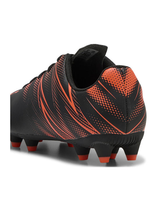 Jr Attacanto Fg Ag FG/AG Kids Soccer Cleats & Shoes Molded Black