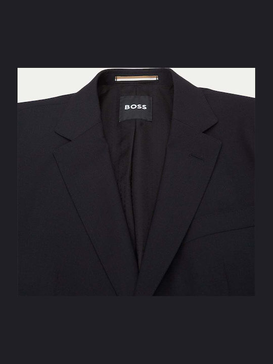 Men's Summer Suit Slim Fit Dark Blue