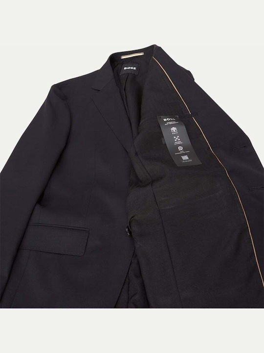 Men's Summer Suit Slim Fit Dark Blue
