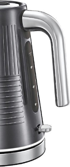 Russell Hobbs Geo Steel Reisekessel 1.7Es 2400W Grau