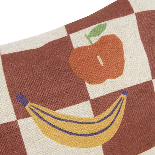 Nobodinoz Zierkissen Maroon 22x33cm