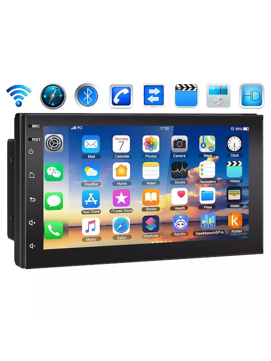 Car Audio System for Volkswagen Golf 1998-2006 (Bluetooth/USB/WiFi/GPS/Apple-Carplay/Android-Auto) with Touch Screen 7"
