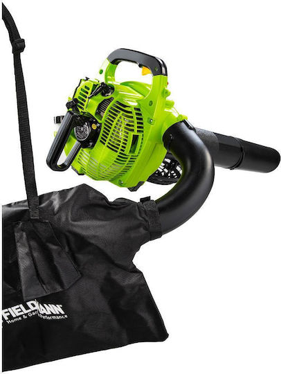 Fieldmann FZF 6205-B Laubbläser / Sauger Handheld Benzin 25.4cc mit Maximaler Luftgeschwindigkeit 150km/h