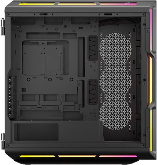 Corsair iCUE LINK 5000T LX RGB Gaming Midi Tower Κουτί Υπολογιστή με Πλαϊνό Παράθυρο Μαύρο