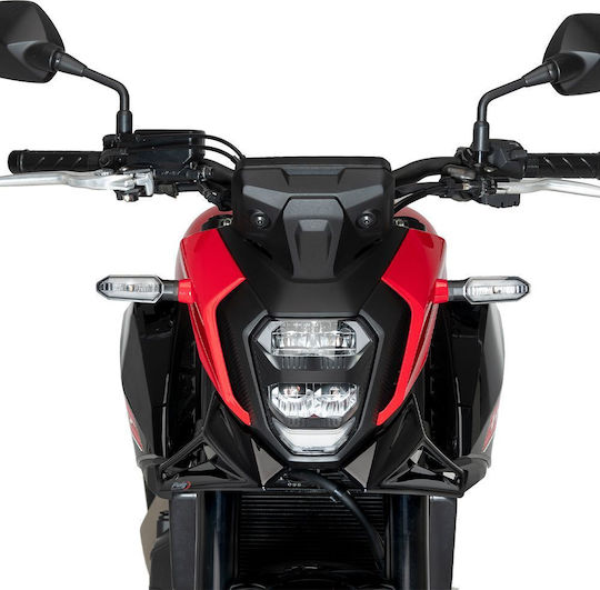 Puig Μπροστά Spoilers Μοτοσυκλέτας για Honda Hornet Μαύρο