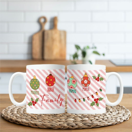 Christmas Mug Family Ceramic