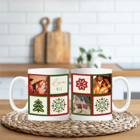 Christmas Collage Ceramic Mug