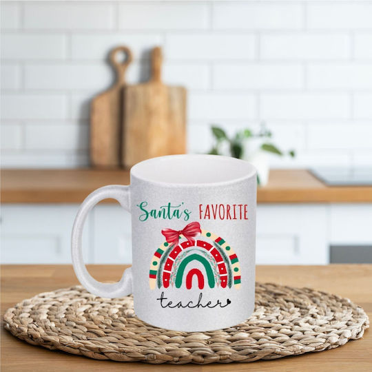 Christmas Mug Teacher Ceramic