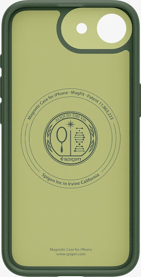 Spigen Nano Pop (MagFit) Silicone 0.3mm Green Back Cover (iPhone 17e / 16e)