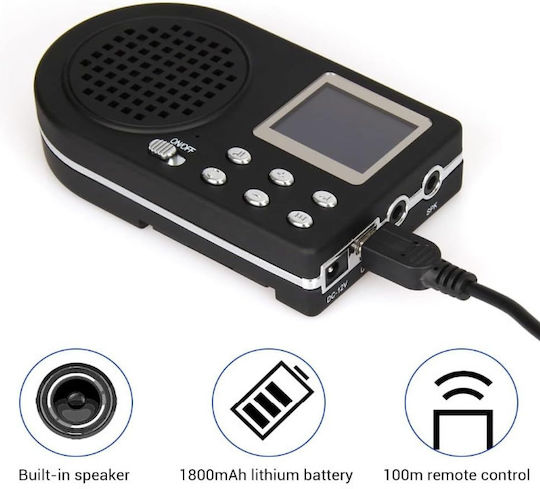 Ultrasonic Repellent Device Birds 100x100m