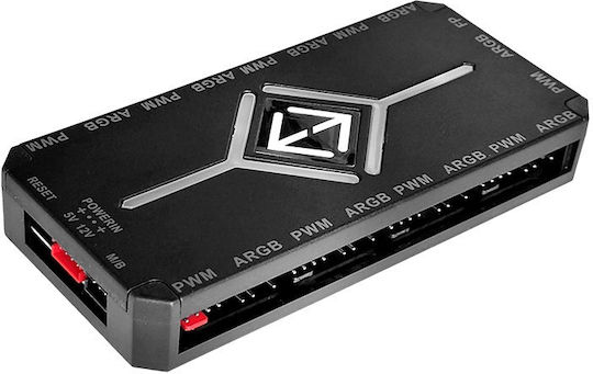 ProGaming 103486 Ventilator Pentru Carcasă 120mm (1650rpm / 58cfm) cu Iluminare ARGB și Conexiune 4-Pin PWM 6 Bucăți