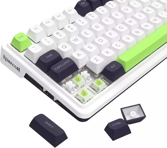 Redragon K686WBG-RGB-MAX Wireless Gaming Mechanical Keyboard with RGB lighting (English US) Green