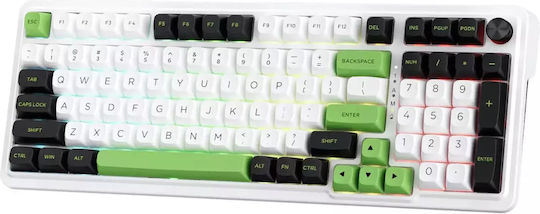Redragon K686WBG-RGB-MAX Wireless Gaming Mechanical Keyboard with RGB lighting (English US) Green